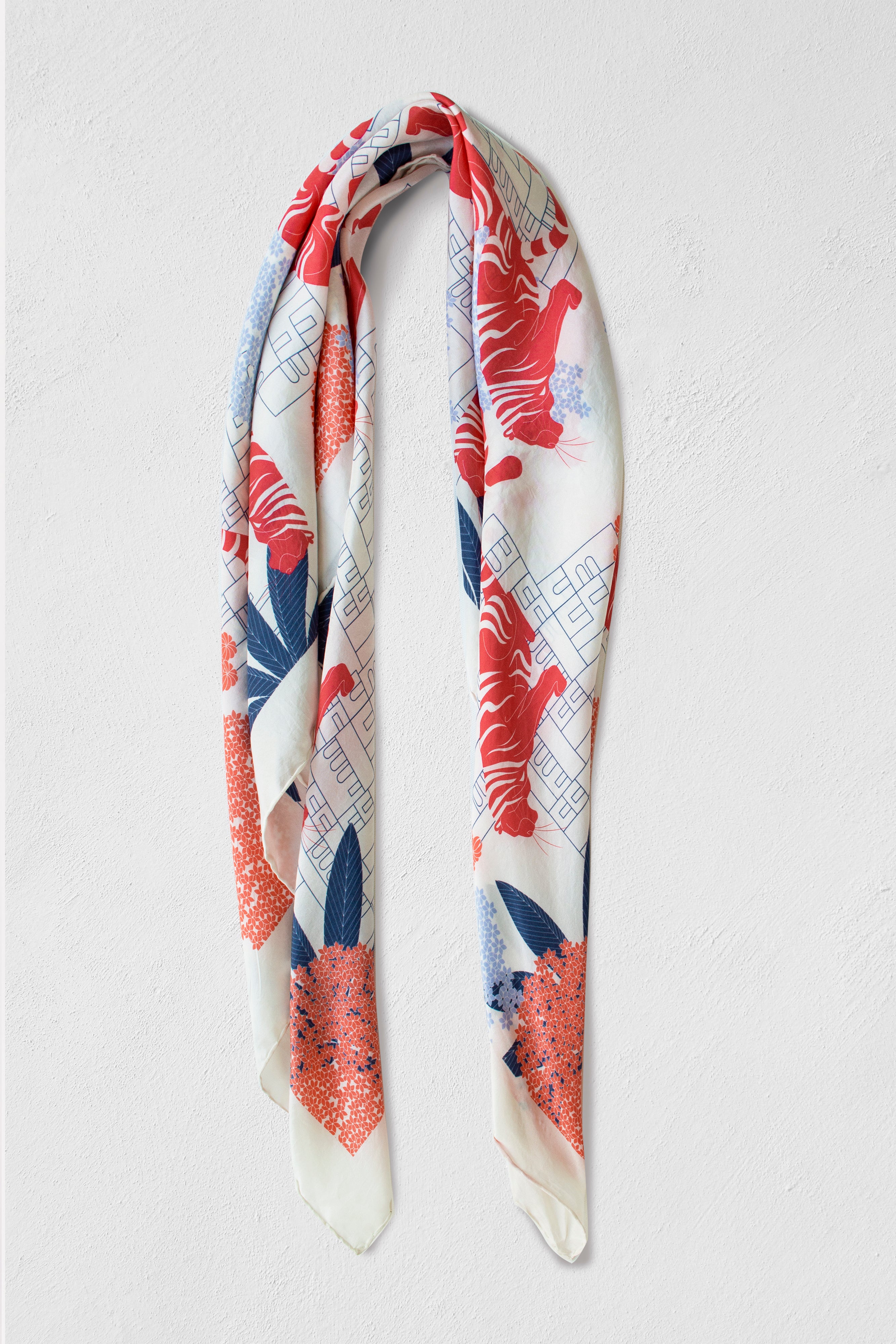 Raas - White Medium Scarf – RARA